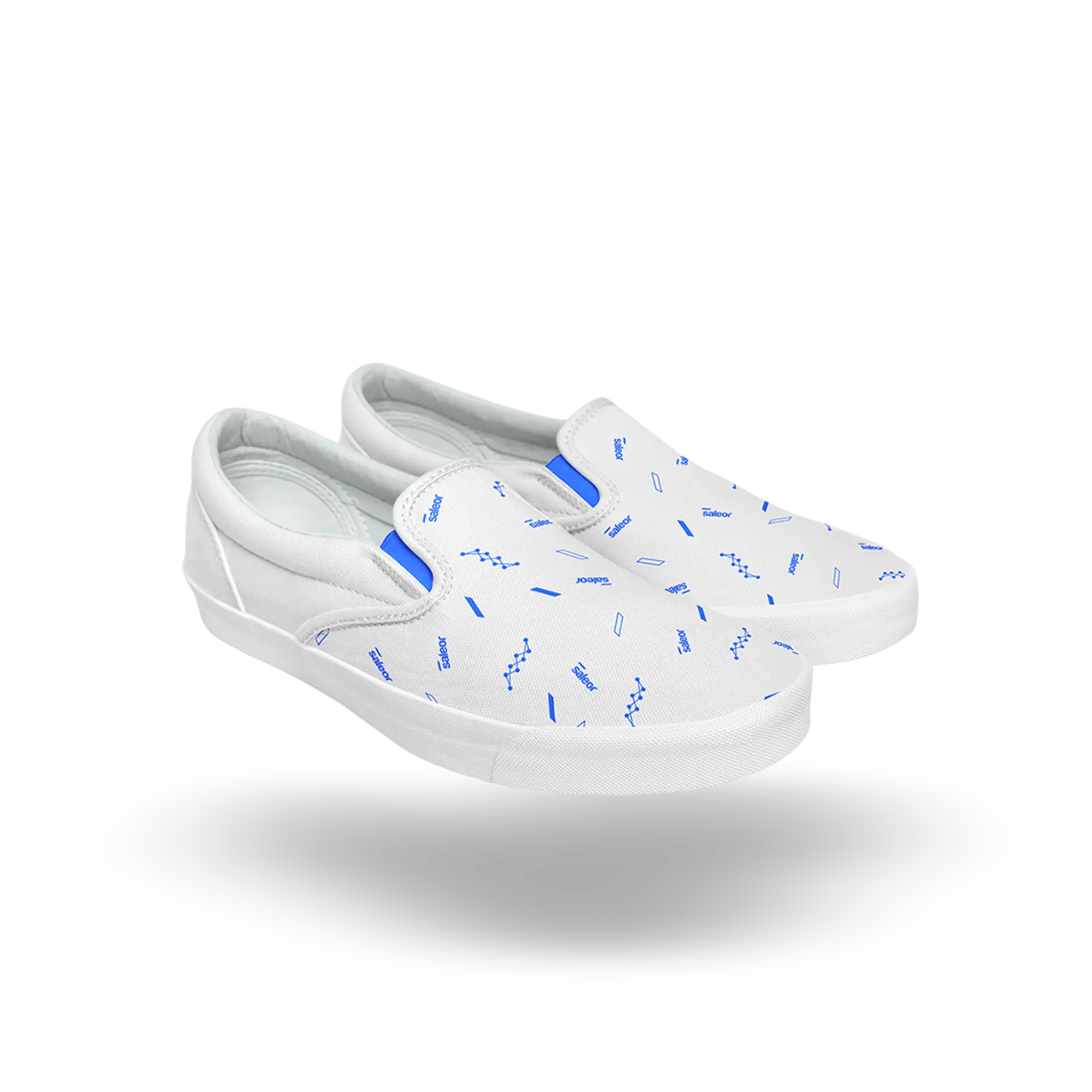 White Plimsolls - View 3